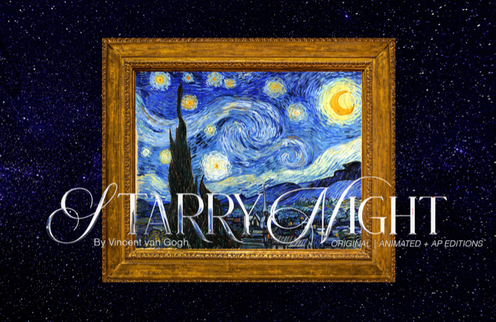 Exclusive “The Starry Night Licensed NFTs” To Release  In 3D and Augmented Reality on ElmonX