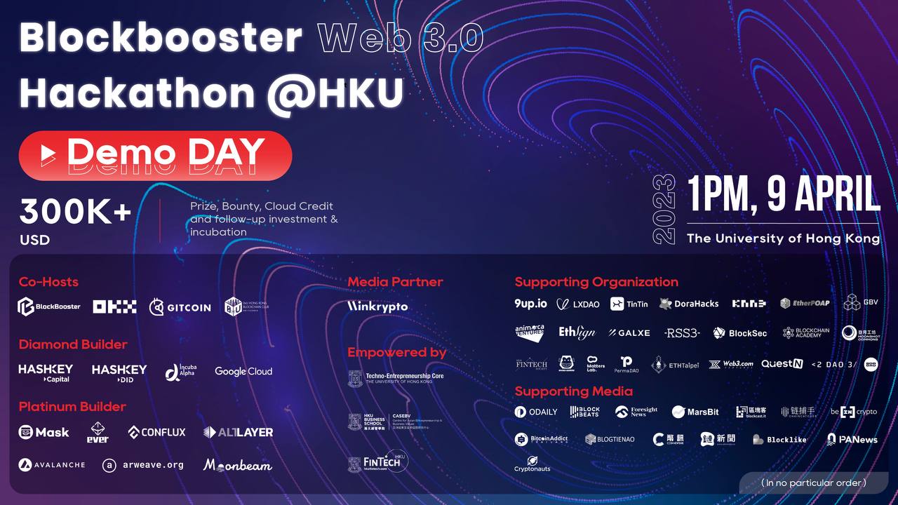 Web3 AI & Data Dissemination: RSS3 Supports Blockbooster Hackathon in Hong Kong