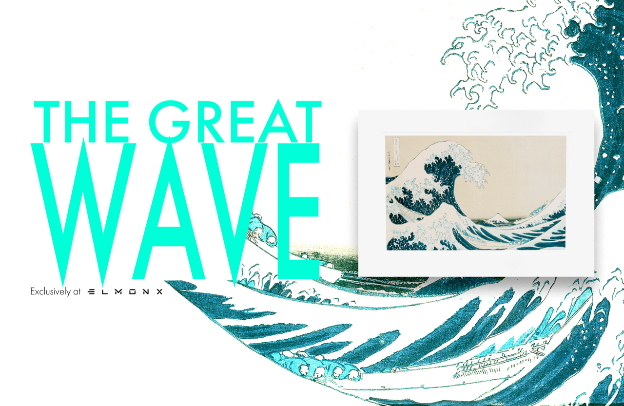 The Great Wave off Kanagawa Licensed NFTs To Release  In 3D and Augmented Reality on ElmonX