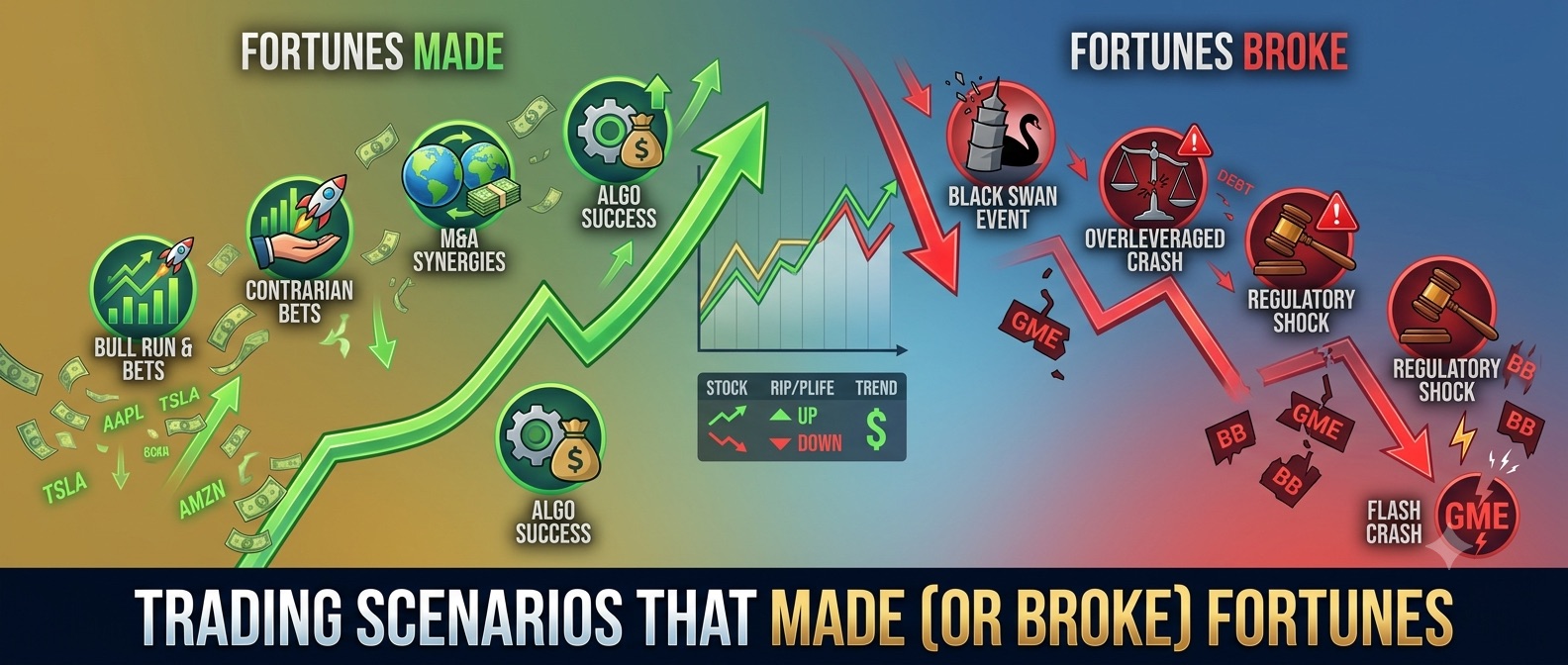 Trading Scenarios That Made (or Broke) Fortunes – 2026